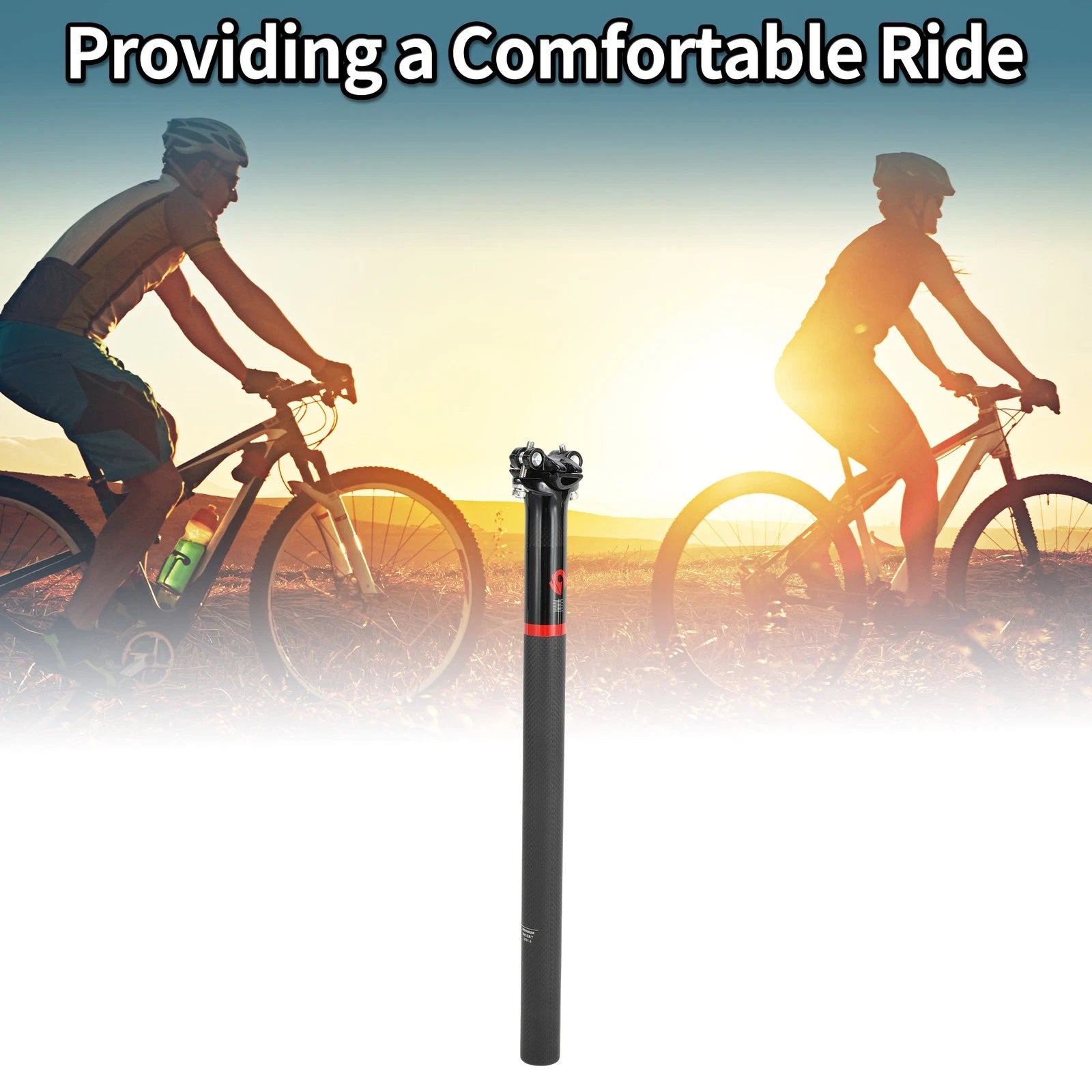 Bike Seat Post 31.6mm Replacement for Matte Black Gloss Red (2005–2015)