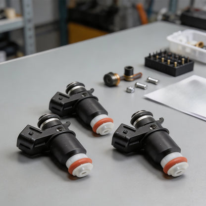 Pack of 3 Enhanced Performance Fuel Injectors for Mercury Outboards