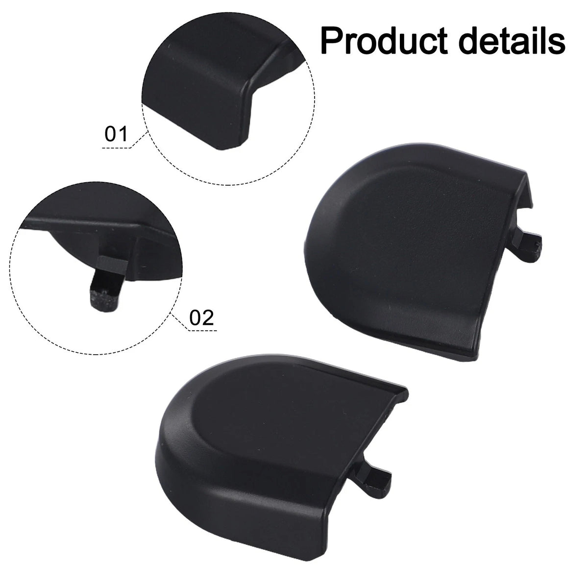 Wiper Cover for Honda Civic (2006–2011) Black Easy Installation