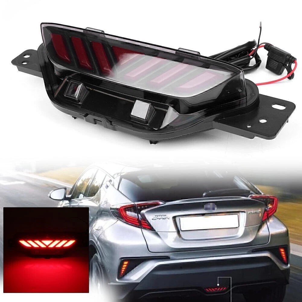 LED Rear Bumper Light Tail Brake Light for Toyota CHR (2016–2019)