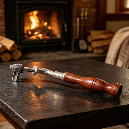 Stove Door Handle for Hardwood (0.96 Inch Diameter, M8 Thread)