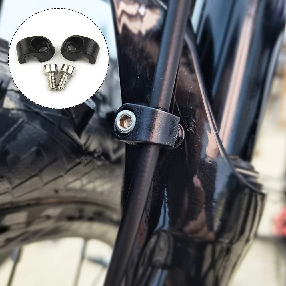 2X Brake Cable Hose Clamp for Bike & Bicycle