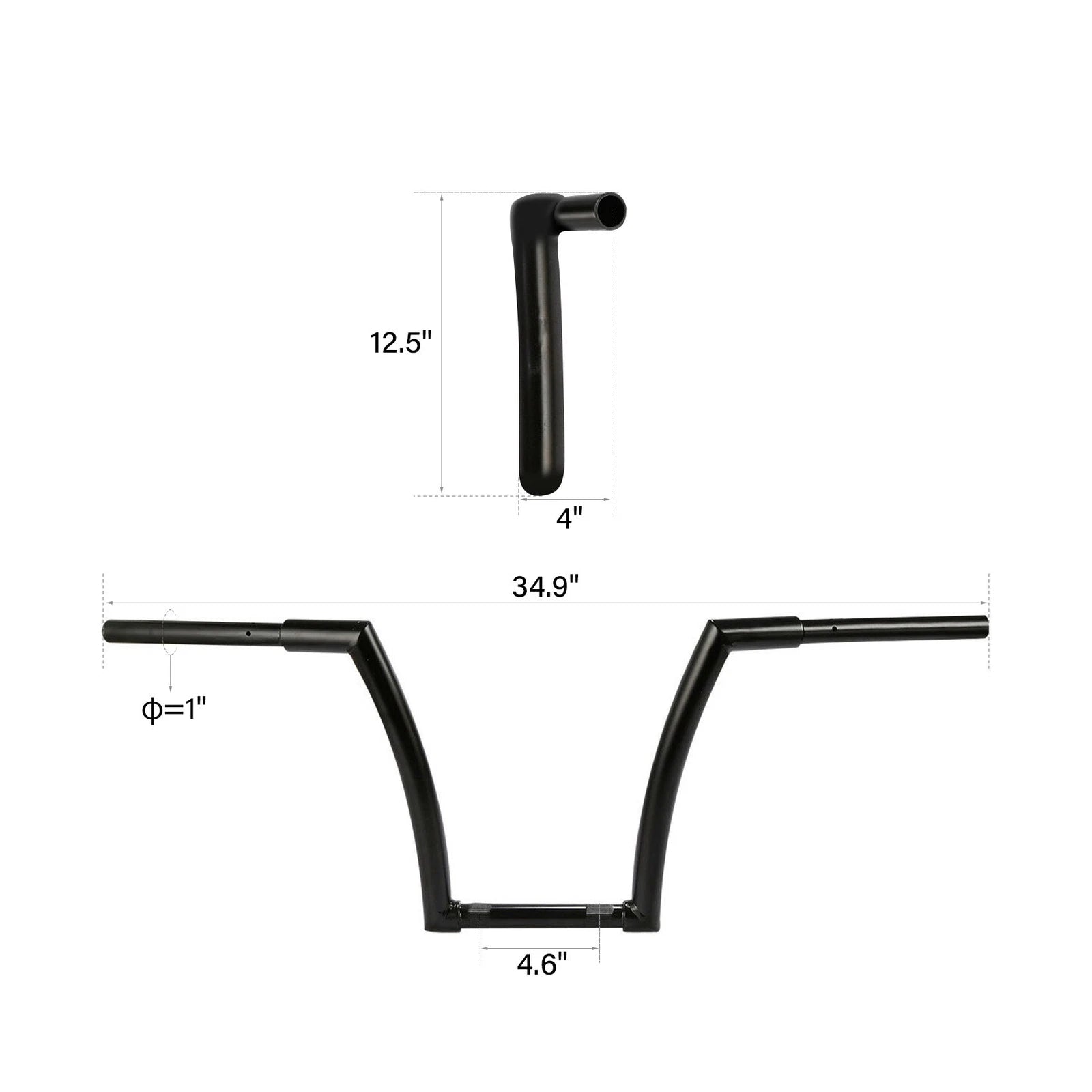 Handlebar for Victory Cross Roads Hard Ball (2010–2014) Black