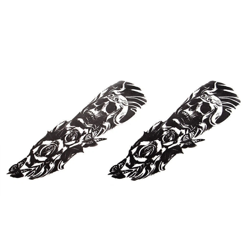 Front Fork Skull Sticker Medallion for Harley Yamaha