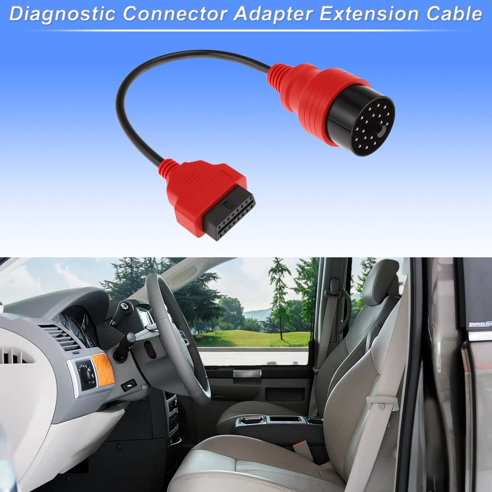 Diagnostic Cable for BMW OBD 20 Pin (E28, E30, E32, E34, E36)