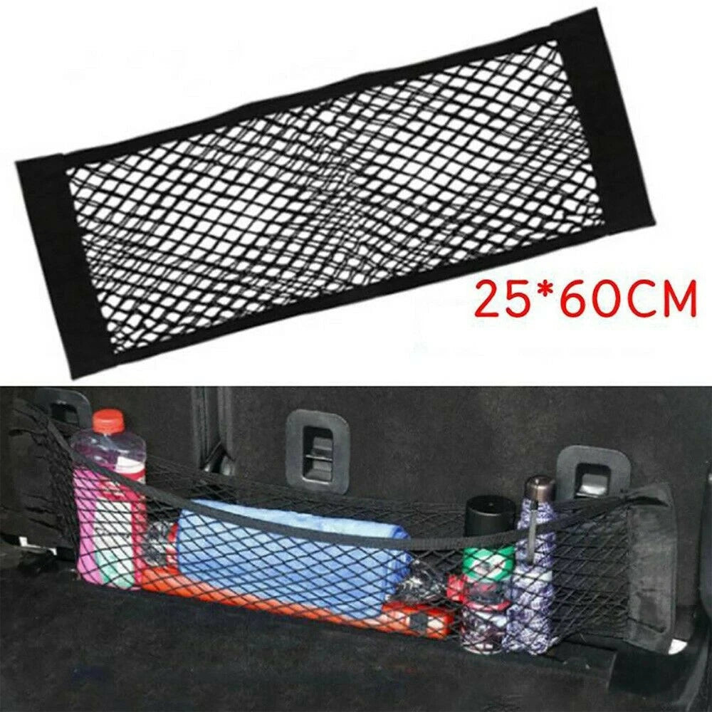Cargo Net Storage Organiser for Caravan (25x60cm) Black