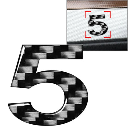 Car Badge Emblem Number Signs Decals Stickers for