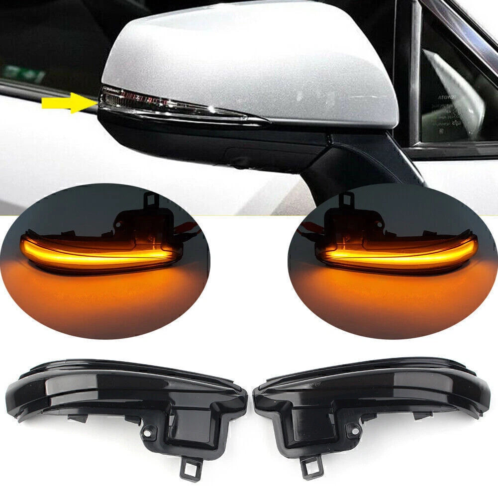 2X LED Side Mirror Sequential Turn Signal Light for Toyota RAV4 (2019–2021)