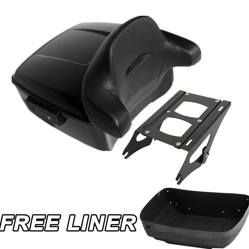 Trunk Backrest Mount Rack for Harley Touring Glide (2014–2025)