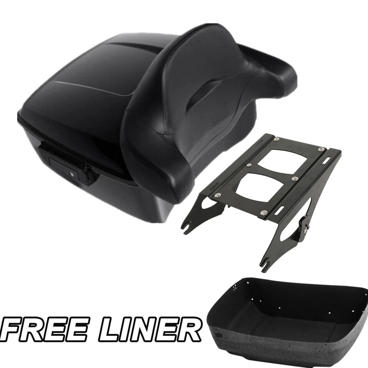 Trunk Backrest Mount Rack for Harley Touring Glide (2014–2025)