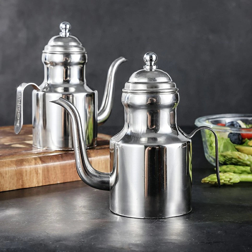 Steel Oil Vinegar Dispenser for Kitchen (1pc)