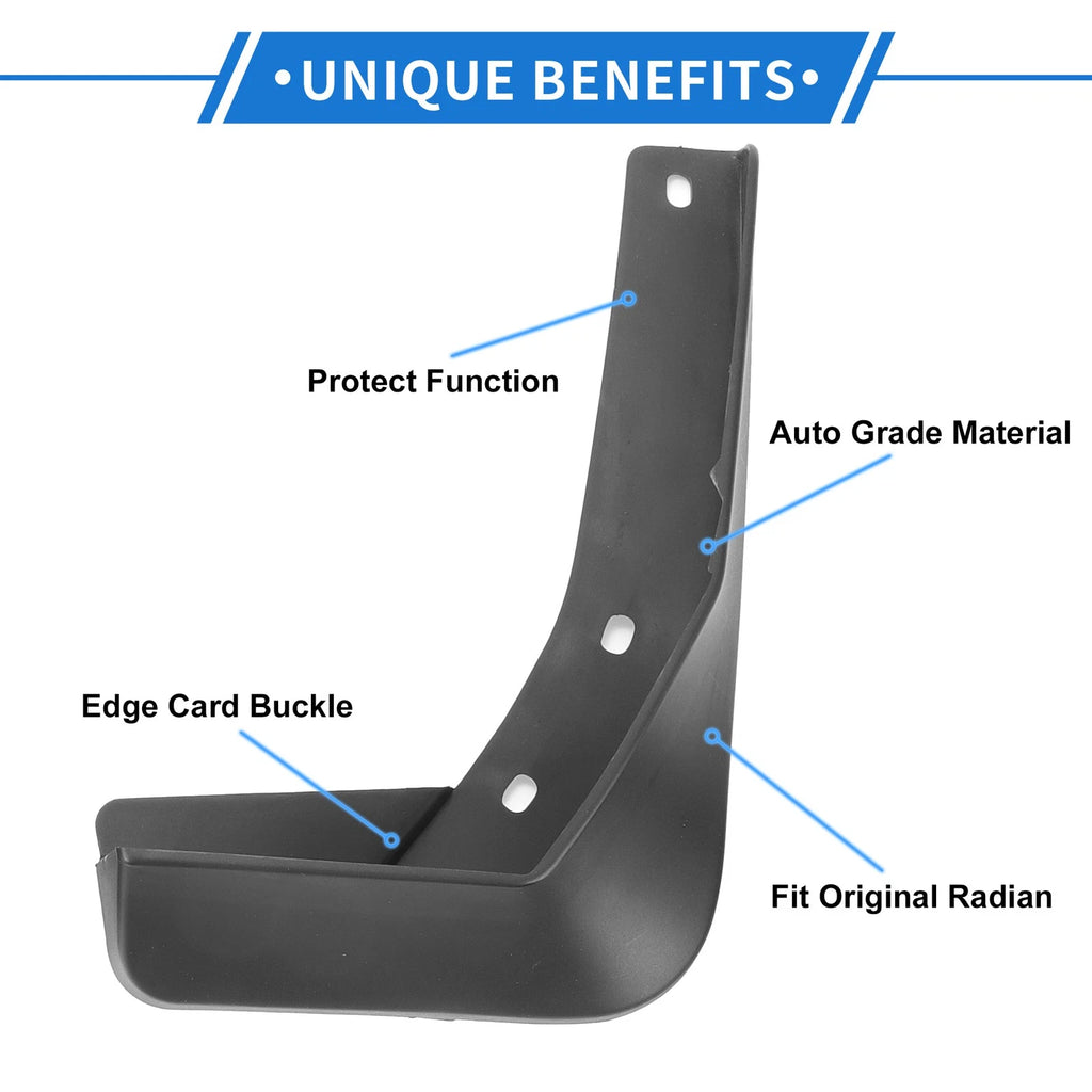 Front Rear Side Mud Flaps Splash Guards Set for Volkswagen Passat B8 (2015–2019)