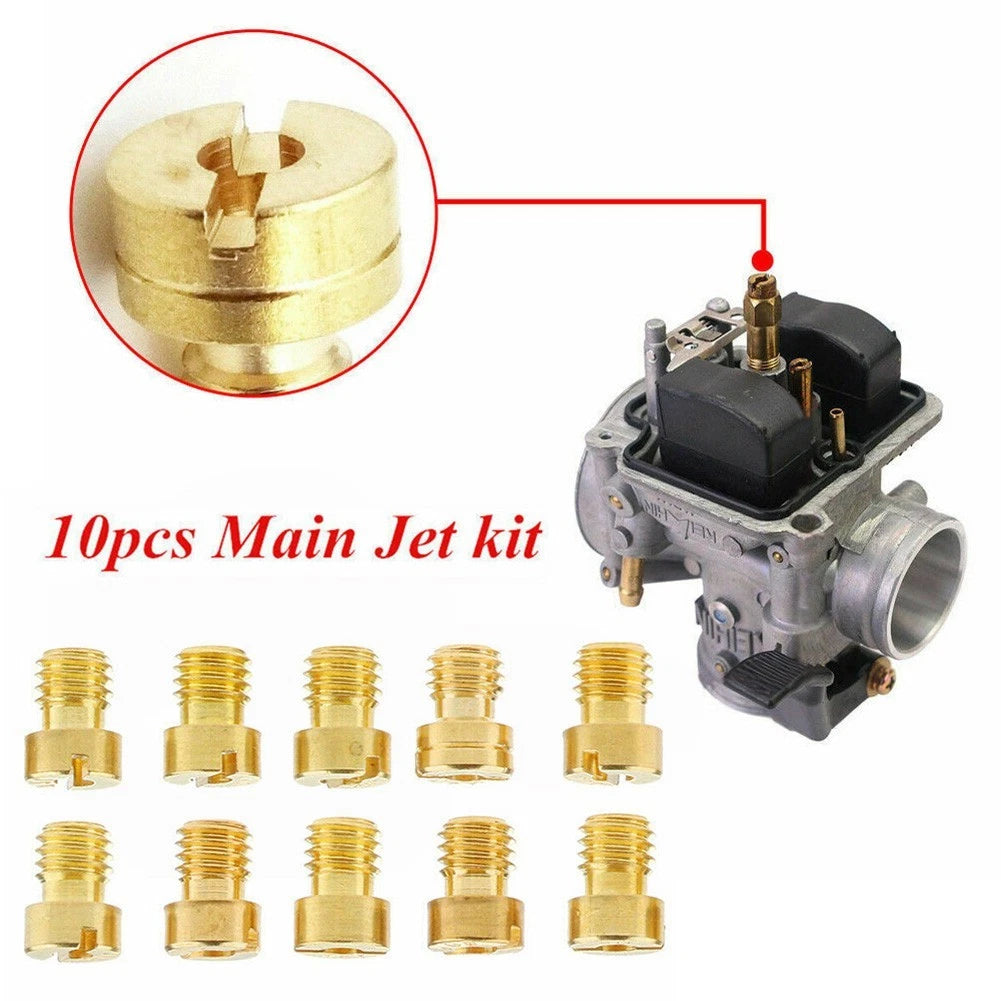 Set of 10 Main Jets for Simson Spatz Schwalbe Carburetor 5mm