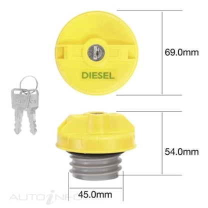 Fuel Cap for Holden Epica EP 4cyl 2.0L Z20S1 (2008–2011)