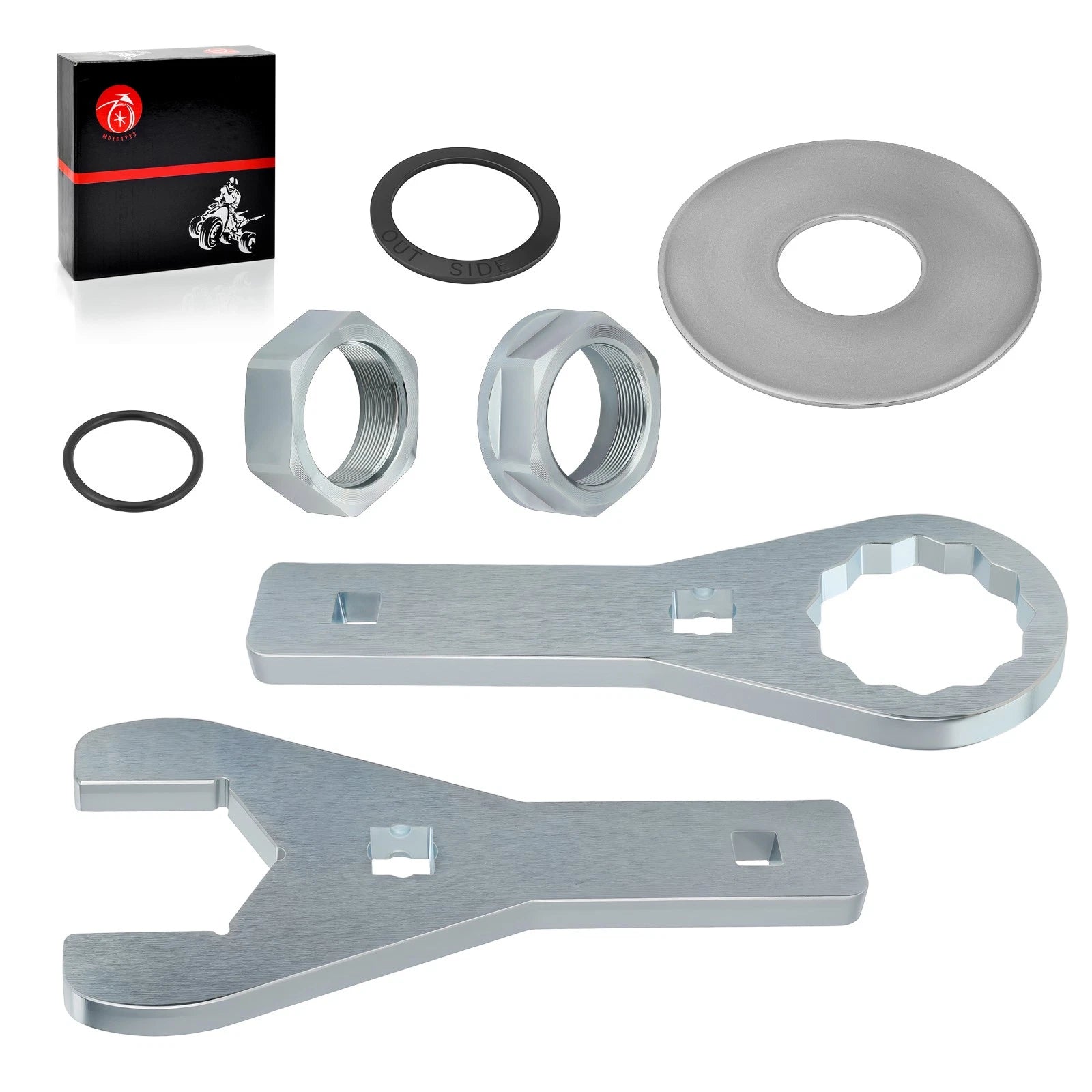 41mm Rear Axle Nut Wrench Tool & Washer Seal for Honda FourTrax (200–300)
