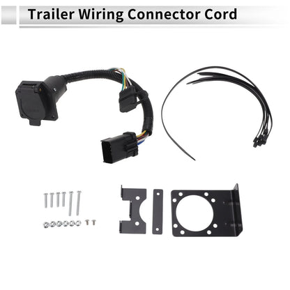 4-Pin 7-Pin Trailer Wiring Connector Cord for Jeep Commander (2010)