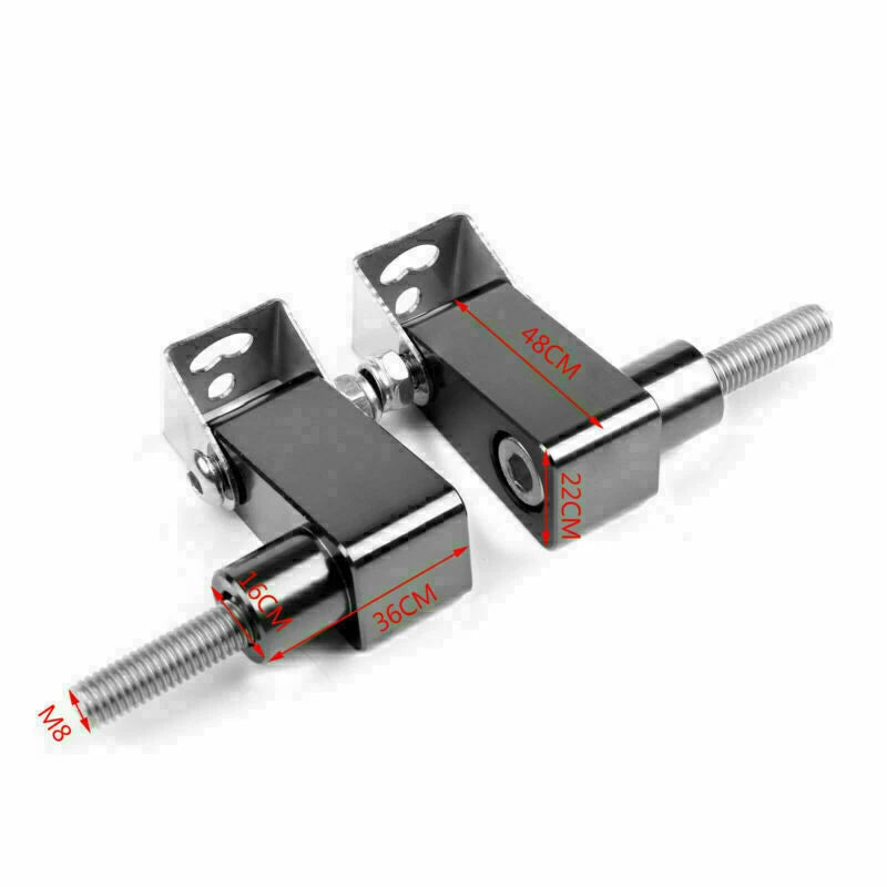 2X Lower Fork Mount Spotlight Holder Bracket for XMAX 125/250/300 (2017–2023)