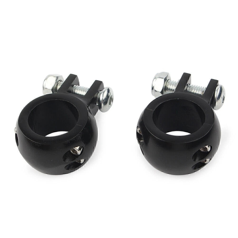 1-1/4" Engine Crash Bar Foot Peg Mount Bracket for Harley Universal