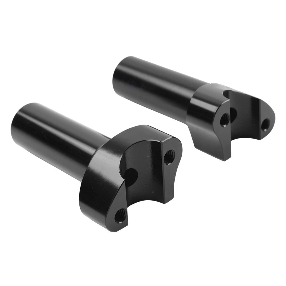 4" Straight Handlebar Risers for Harley Dyna Sportster Softail (1" Bar)
