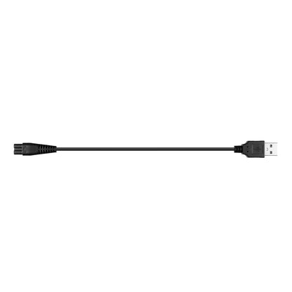 USB Charger Cable for Electric Shaver DC 12-24V 1A (124cm Length)