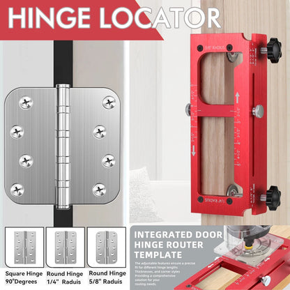Compact Door Hinge Locator Kit for Quick and Accurate Mounting