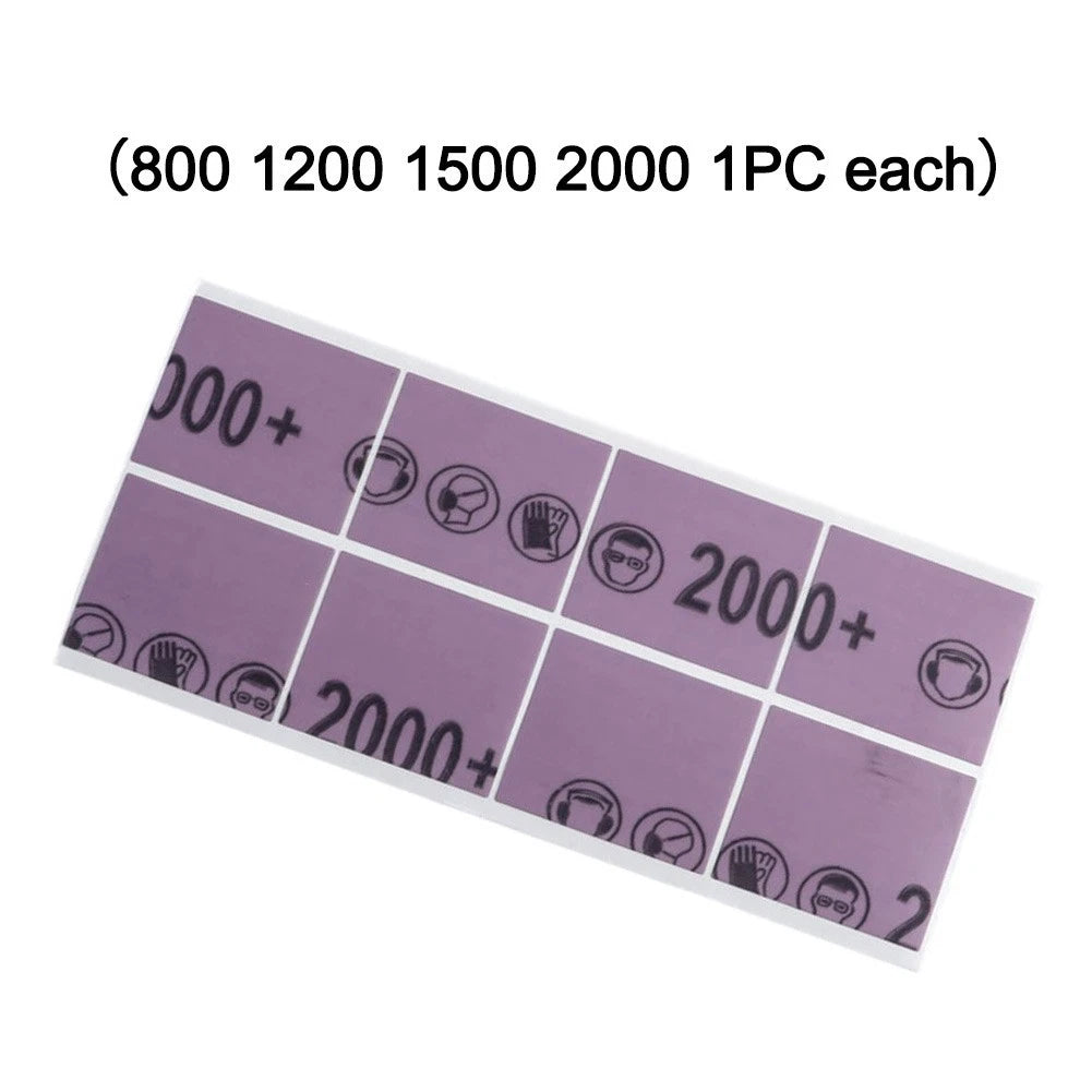Set of 4 Sanding Paper 800 1200 1500 2000 Grit for Paint Prep