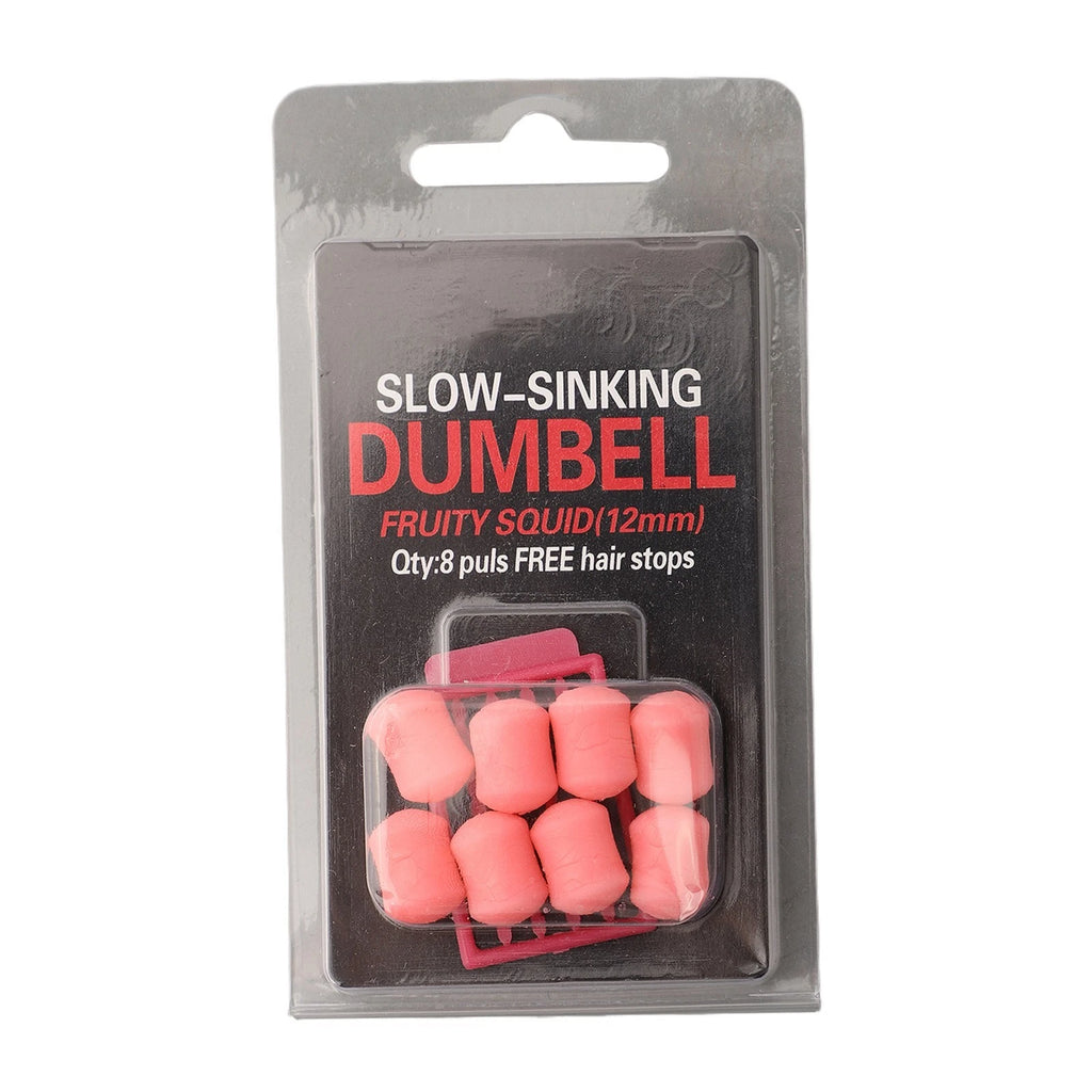 8pcs 12mm Carp Slow Sinking Flavour Fake Baits Dumbells