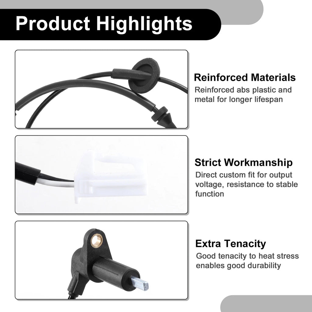 ABS Wheel Speed Sensor Replacement for Hyundai Santa Fe (2001–2006)
