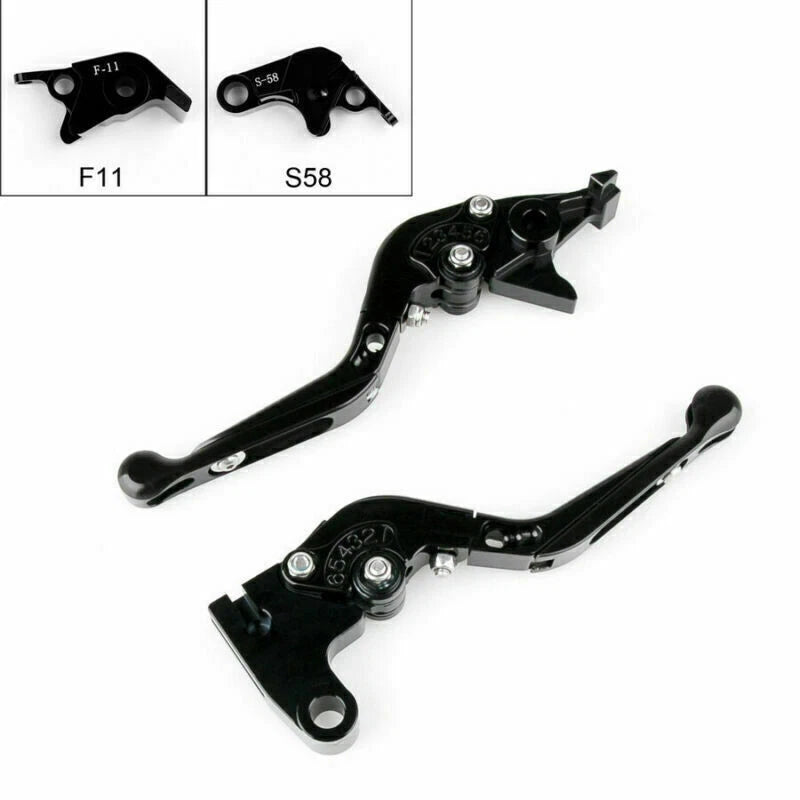 Adjustable Brake Clutch Levers for Aprilia RSV4 (2009–2014) Black T9