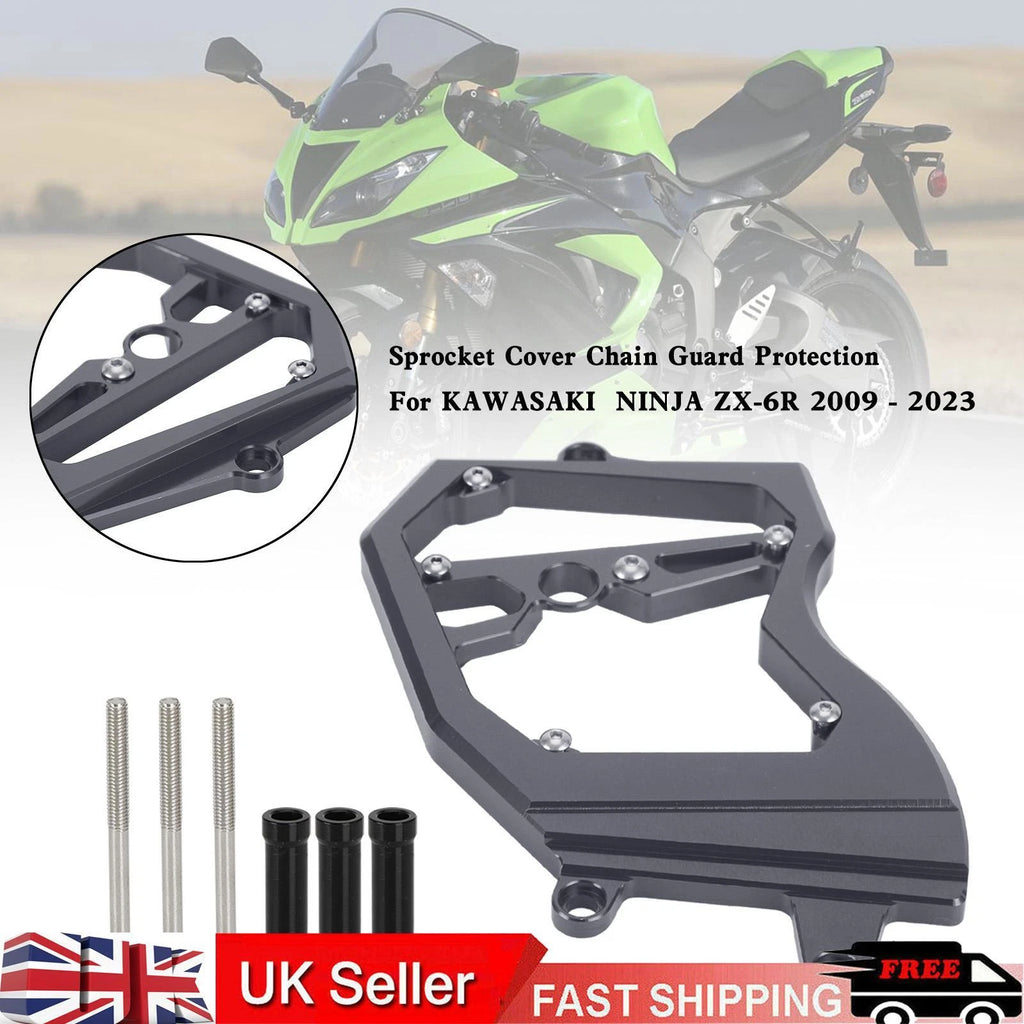 Front Sprocket Cover Chain Guard for Kawasaki Ninja ZX-6R (2009–2023)