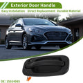 Exterior Door Handle Replacement Black Front Left for Chevrolet GMC (2007–2024)