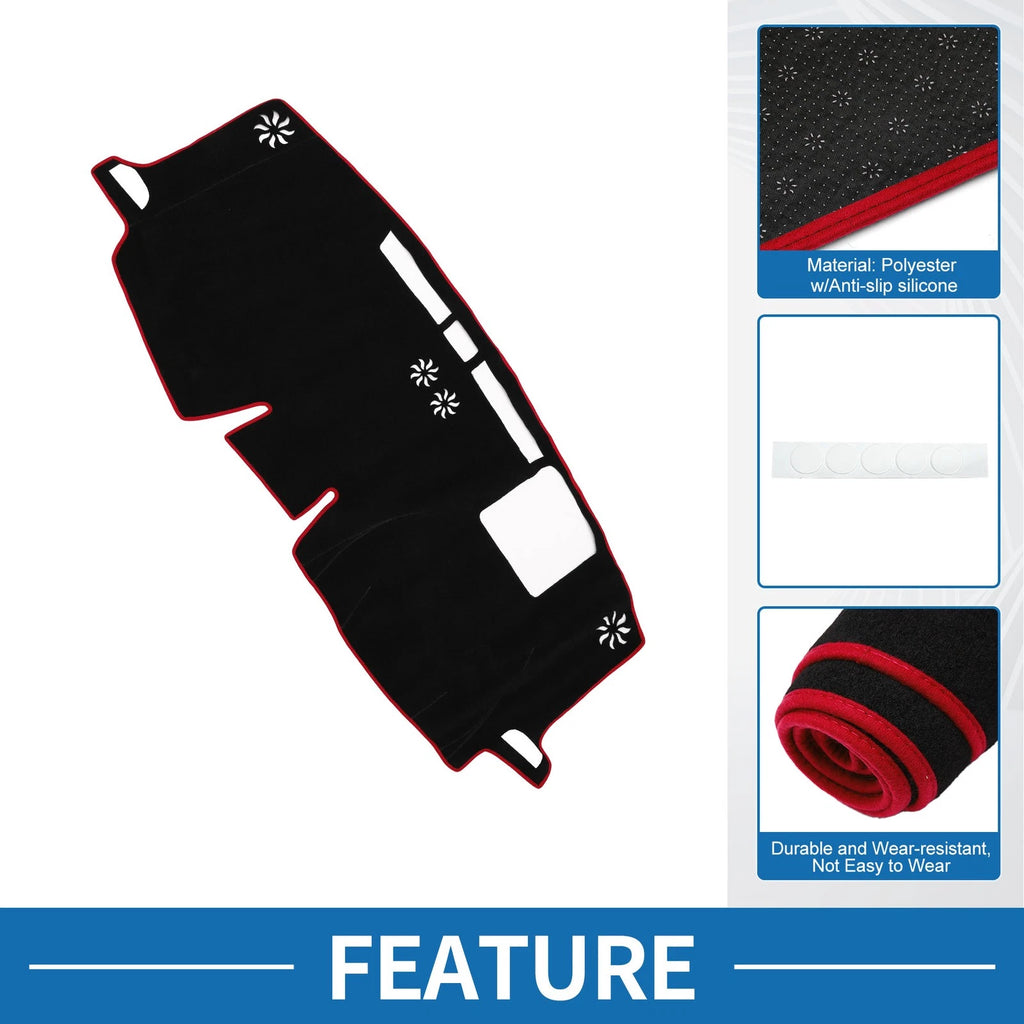 Dashboard Dash Cover Mat for Toyota Sienna 2021–2024 HUD Sun Protector