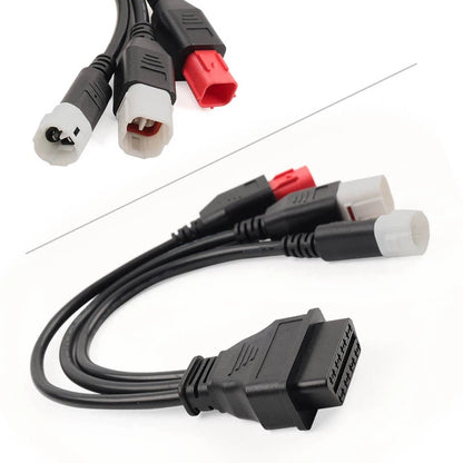 OBD2 Diagnostic Adapter Connector Cable for Yamaha (3pin, 4pin, 6pin)