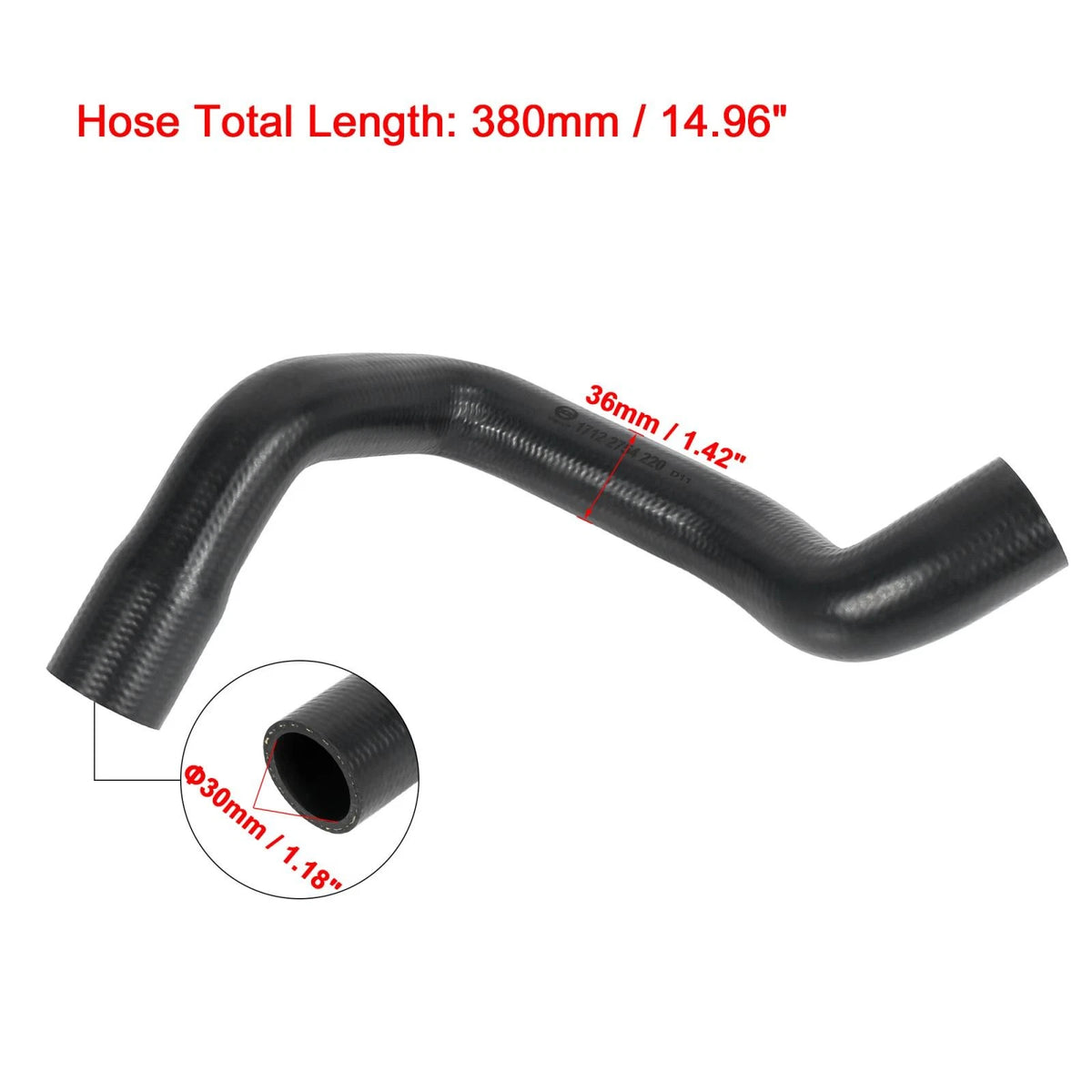 Engine Radiator Coolant Hose Pipe Replacement for BMW Mini Cooper (2007–2015)