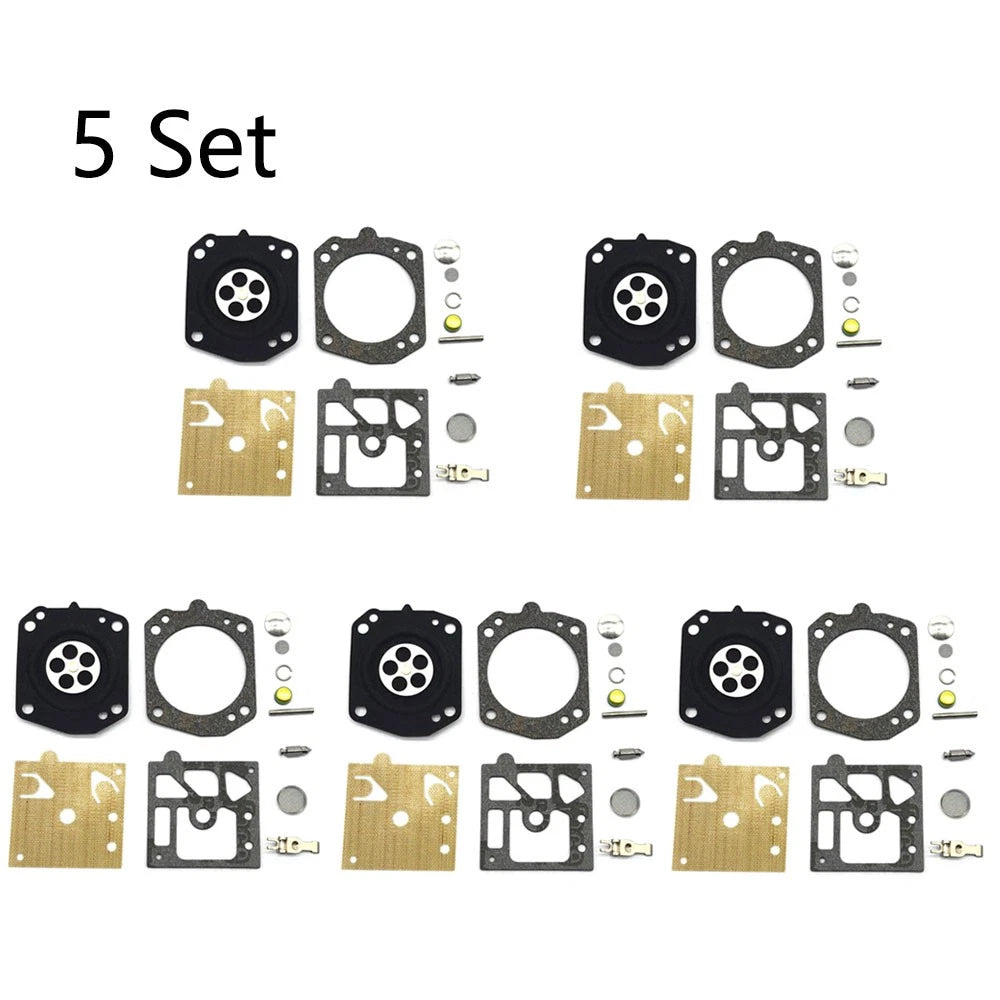 5X Carburetor Diaphragm Gasket Repair Kit for Walbro K22-HDA (Chainsaw, Trimmer)
