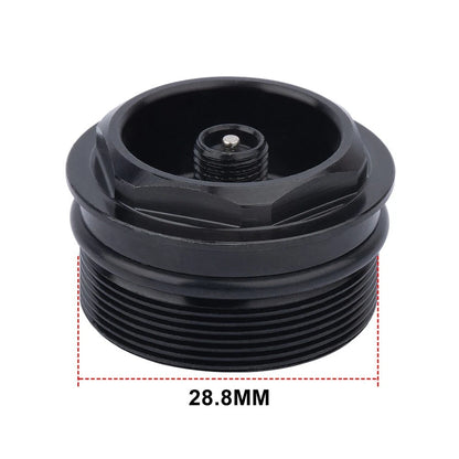 Fork Valve Nut for Bike (1 Piece) - Black Aluminum Alloy