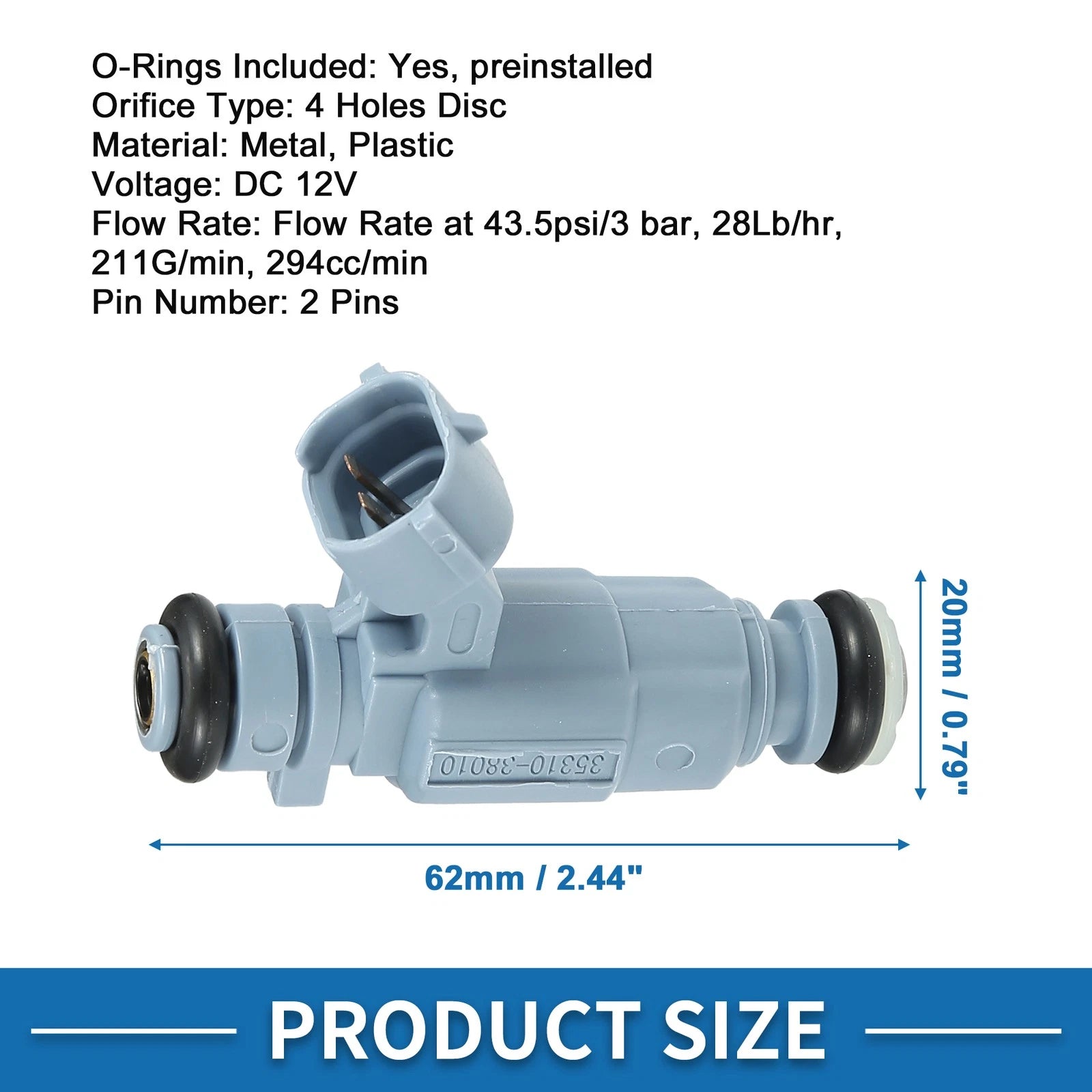 Fuel Injector Replacement for Hyundai Sonata 2.0L 16V (1998–2001)