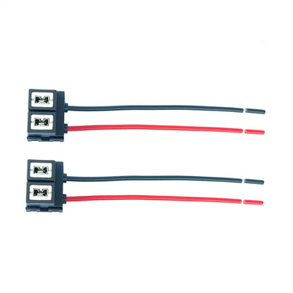 2Pcs H7 Headlight Lamp Bulb Socket Plug Wire Pigtail Two Harness