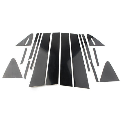 16PC Door Trim Pillar Posts Kit for Toyota Corolla (2020–2022) Black