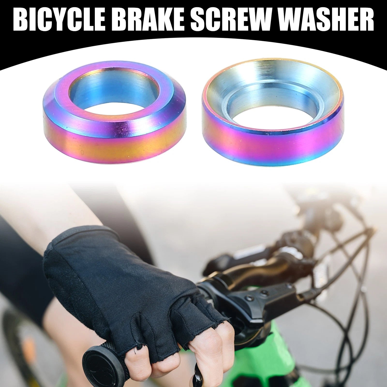 Brake Bolt Washer Set M6x5.5 Universal 8 Pcs for Universal (Fits Most)