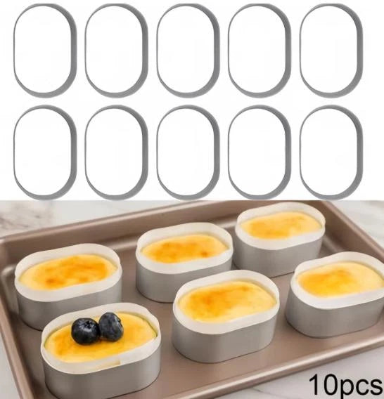 Aluminum Alloy Cake Shaping Tool for Dessert Crafting (23 x 6 x 4 cm)