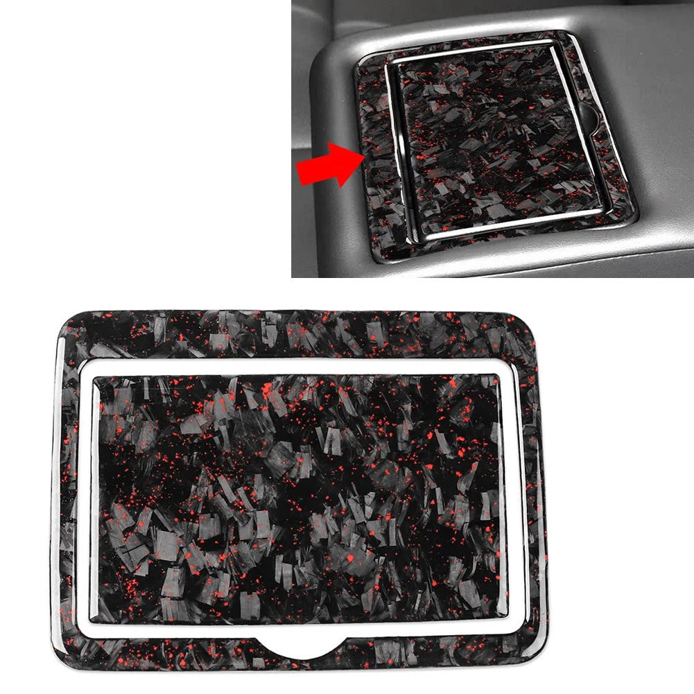 Rear Seat Cup Holder Trim for Infiniti Q50 Q60 (2014–2019) Red