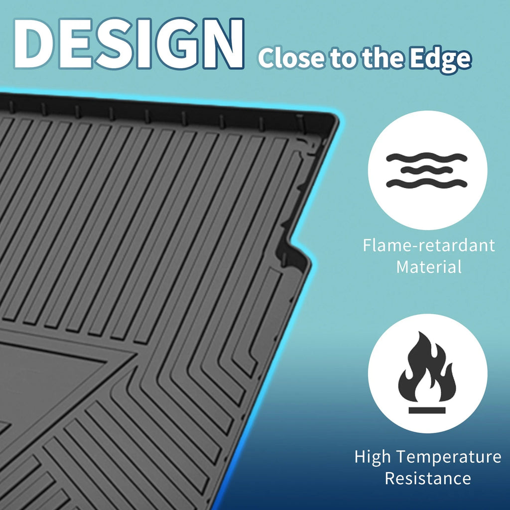 Cargo Liner Rear Trunk Mat TPE Replacement for Chevrolet Cruze Sedan (2016–2019)