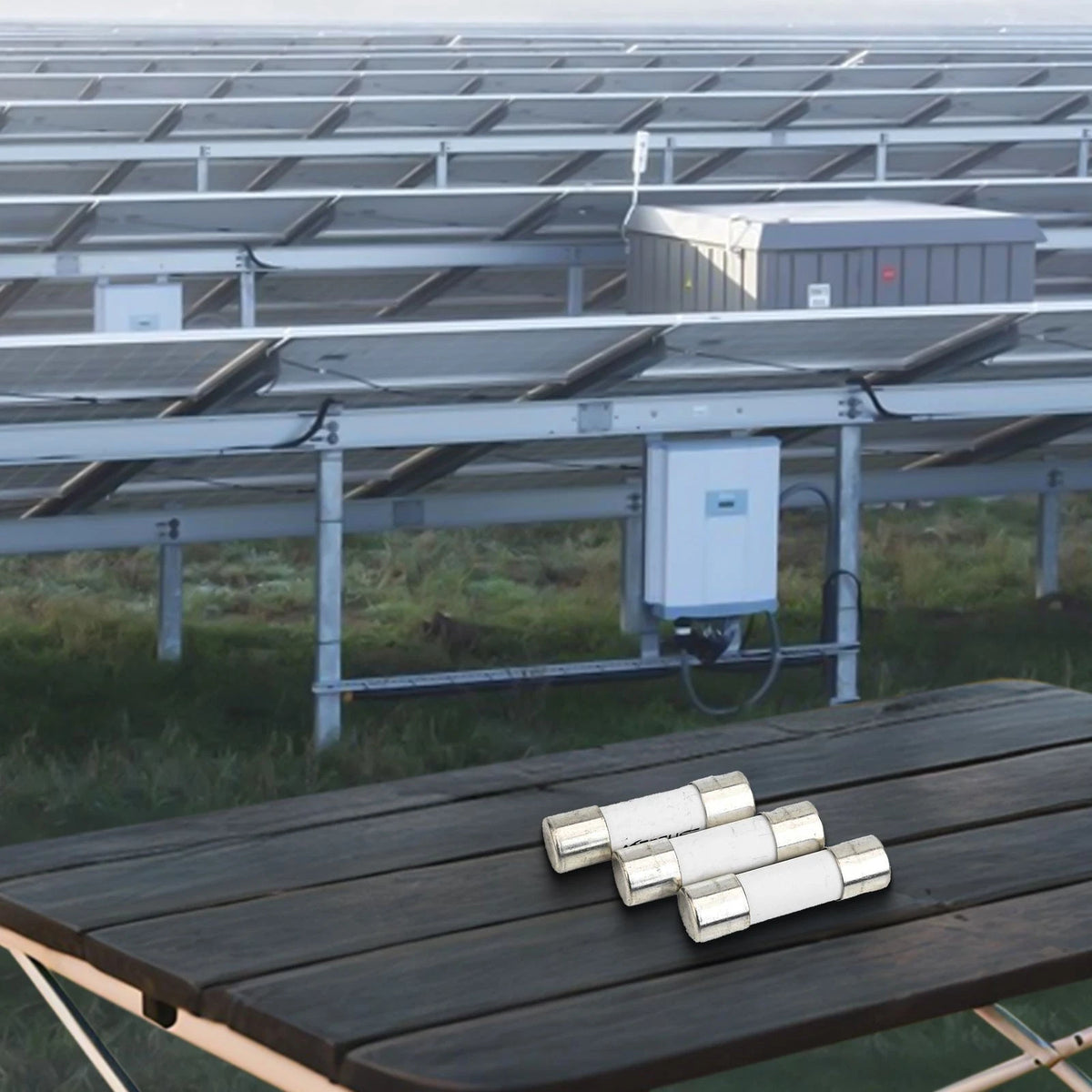 Set of 3 High Strength Solar Fuses 10x38mm for Secure Integration