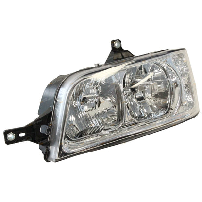 Clear/Chrome Halogen Headlights Pair LH+RH for Fiat Ducato (2002–2007)