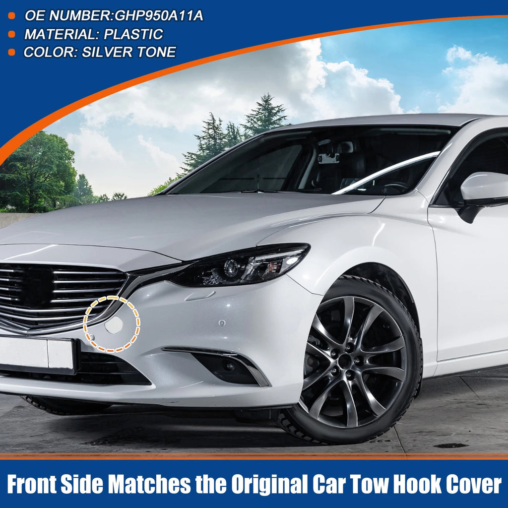 Front Tow Hook Cover for Mazda 6 2014–2016 Pre Facelift Models