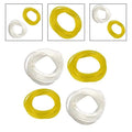4X Transparent Yellow Hose Set for Various Engines (Universal)
