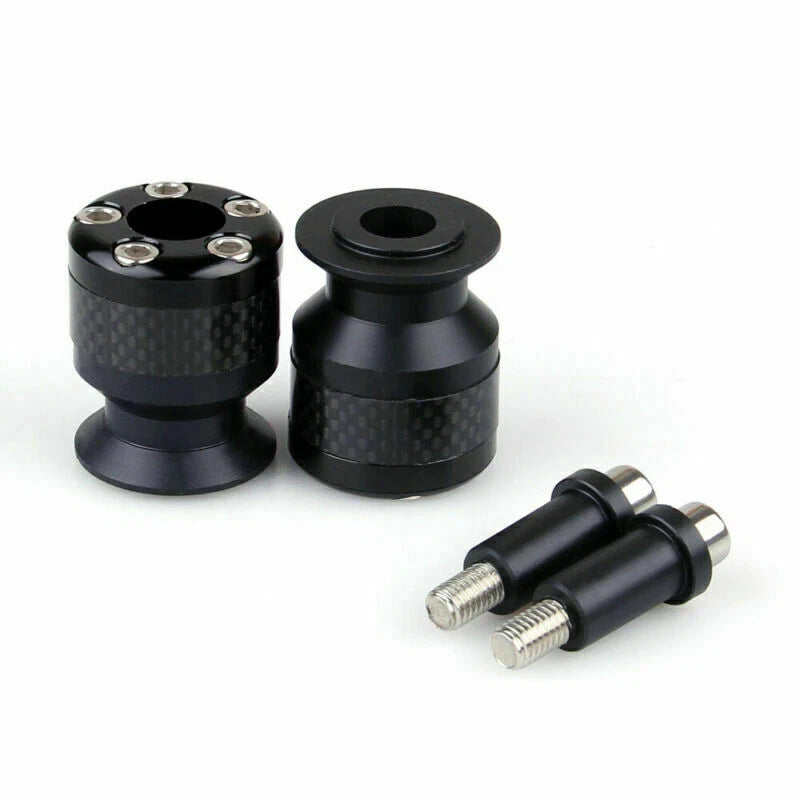 CNC Carbon Fiber 8mm Swingarm Sliders Spools for Universal Motorcycle