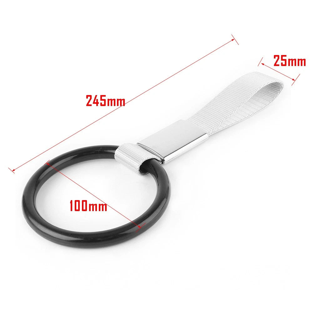 Tsurikawa Ring Handle Strap for Subway Train Bus (Red)