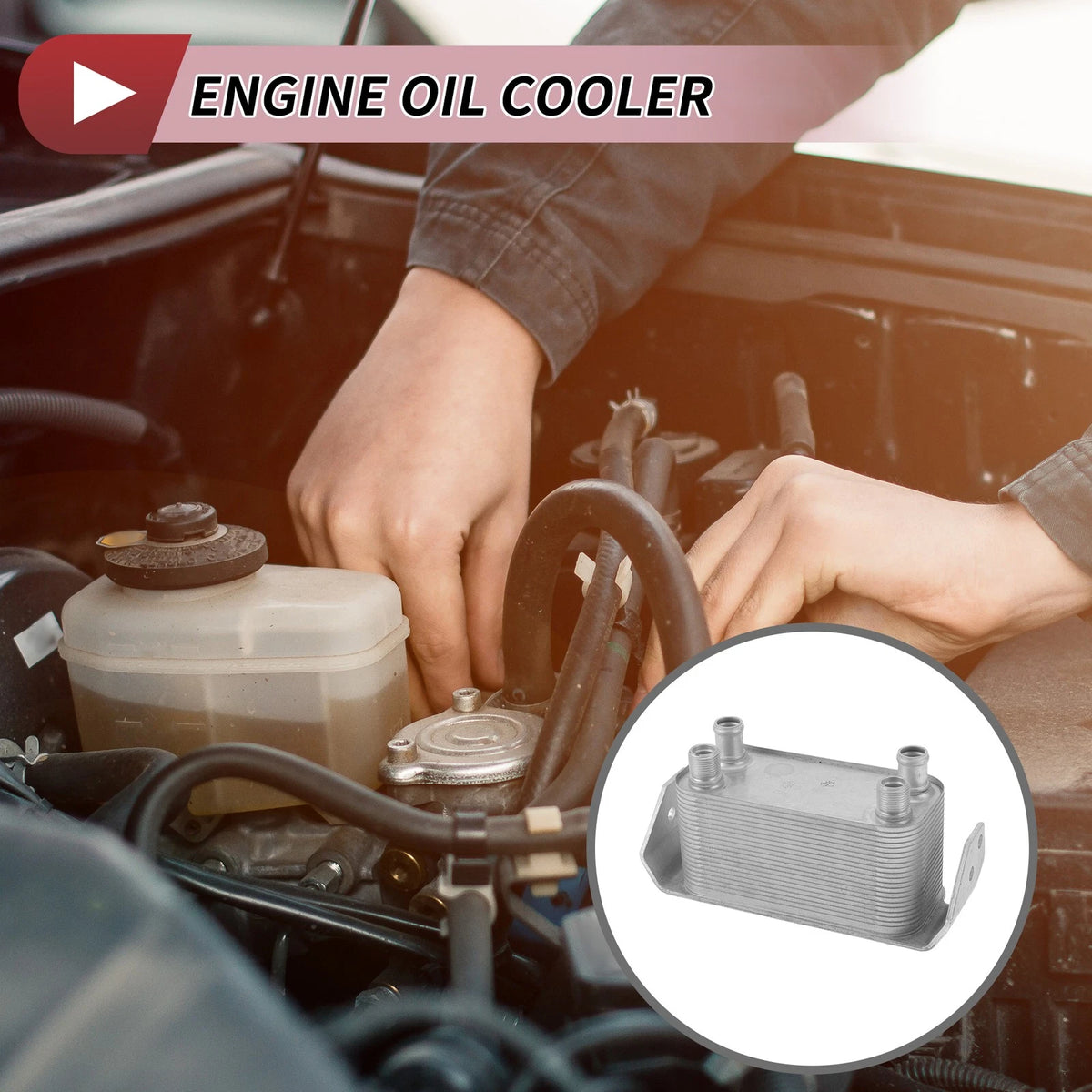 Engine Oil Cooler for Land Rover LR4 (2010–2013) No.LR013722